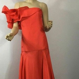 Ralph Lauren Purple Label Strapless Gown